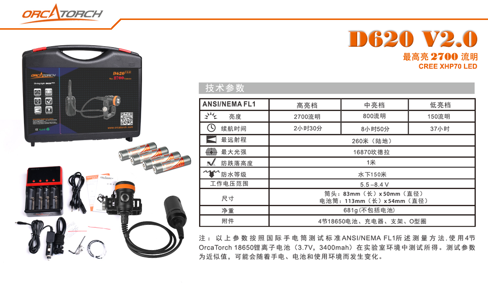 OrcaTorch久久国产三级精品,D620技術潛(qián)水照明(míng),分體式潛水電筒,水肺潛(qián)水手電筒,洞穴潛水手電筒,水下工作照明 OrcaTorch久久国产三级精品(jīng),D620技術潛水照明,分(fèn)體式潛水電(diàn)筒,水肺潛水手電筒,洞穴潛水(shuǐ)手電筒(tǒng),水下工作照(zhào)明