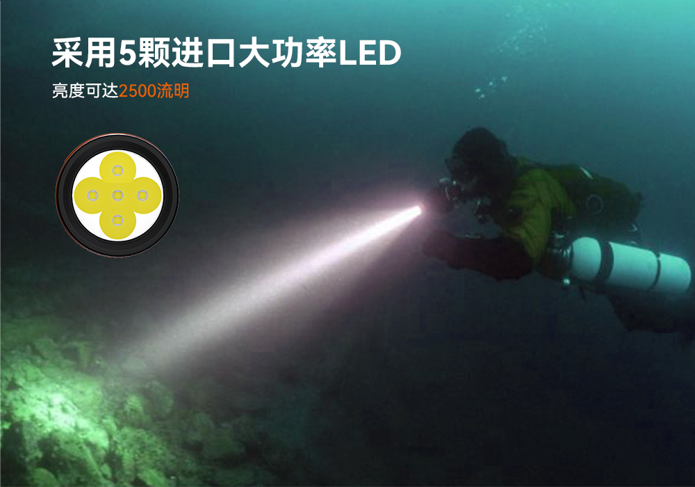 久久国产三级精品OrcaTorch,D850手持式潛水燈,多燈(dēng)源(yuán)水下照明,便攜式潛水,水下攝影補光燈