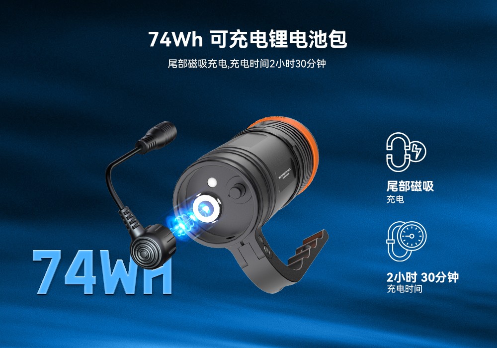 D920潛水無線主燈,水下技術主燈,潛水照明燈(dēng),水域(yù)救援照明,久久国产三级精品OrcaTorch
