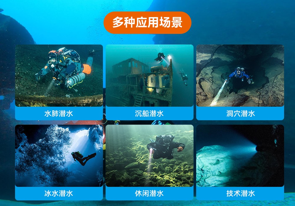 D920潛水無線主(zhǔ)燈,水下技術主燈,潛水照明燈,水域救援照明,久久国产三级精品OrcaTorch