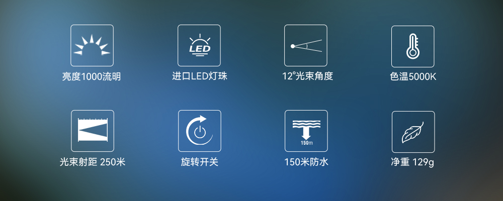 虎（hǔ）鯨OrcaTorch D520迷你潛水手電，小巧手電筒（tǒng），便捷式潛水手電筒，洞穴潛水燈